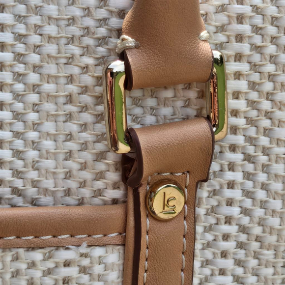Liz Claiborne Beige & Tan Tote Bag - Picture 3 of 13